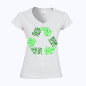 Softstyle™ women's v-neck t-shirt Thumbnail