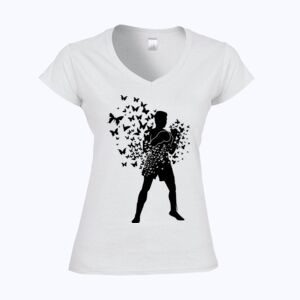 Softstyle™ women's v-neck t-shirt Thumbnail