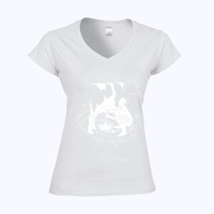 Softstyle™ women's v-neck t-shirt Thumbnail