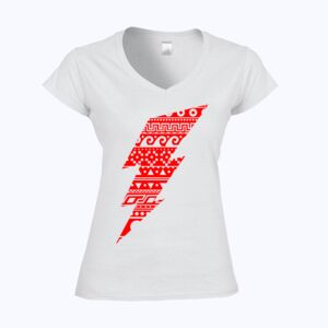 Softstyle™ women's v-neck t-shirt Thumbnail