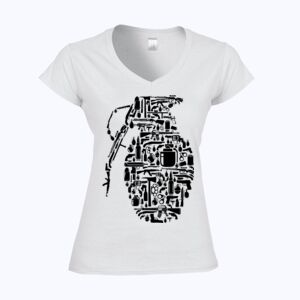 Softstyle™ women's v-neck t-shirt Thumbnail