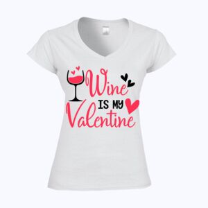 Softstyle™ women's v-neck t-shirt Thumbnail