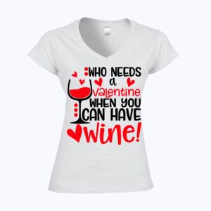 Softstyle™ women's v-neck t-shirt Thumbnail