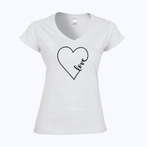 Softstyle™ women's v-neck t-shirt Thumbnail
