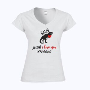 Softstyle™ women's v-neck t-shirt Thumbnail