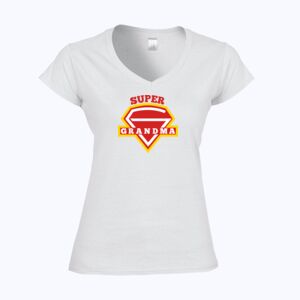 Softstyle™ women's v-neck t-shirt Thumbnail