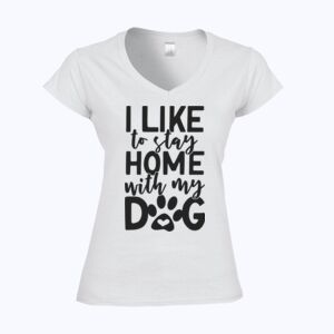 Softstyle™ women's v-neck t-shirt Thumbnail