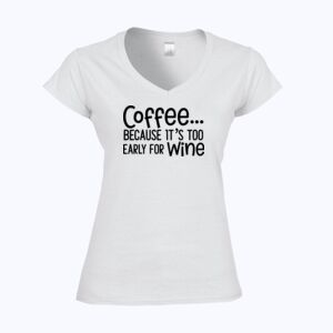 Softstyle™ women's v-neck t-shirt Thumbnail