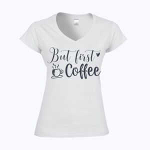 Softstyle™ women's v-neck t-shirt Thumbnail