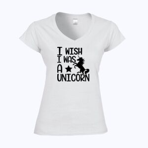 Softstyle™ women's v-neck t-shirt Thumbnail