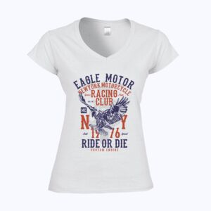 Softstyle™ women's v-neck t-shirt Thumbnail