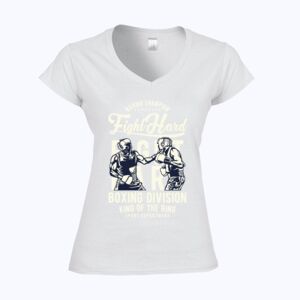 Softstyle™ women's v-neck t-shirt Thumbnail