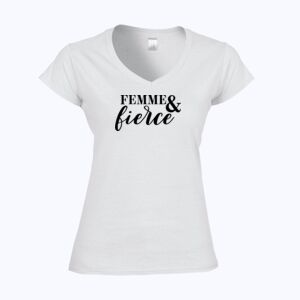 Softstyle™ women's v-neck t-shirt Thumbnail