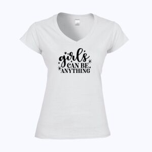 Softstyle™ women's v-neck t-shirt Thumbnail