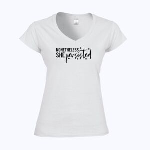 Softstyle™ women's v-neck t-shirt Thumbnail