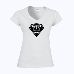 Softstyle™ women's v-neck t-shirt Thumbnail