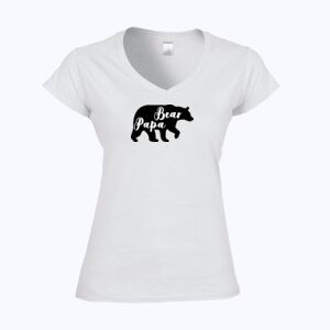 Softstyle™ women's v-neck t-shirt Thumbnail