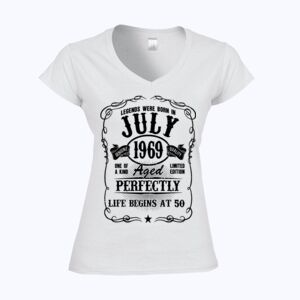 Softstyle™ women's v-neck t-shirt Thumbnail