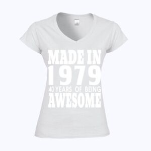 Softstyle™ women's v-neck t-shirt Thumbnail