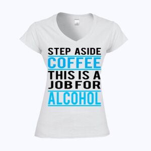 Softstyle™ women's v-neck t-shirt Thumbnail