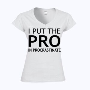 Softstyle™ women's v-neck t-shirt Thumbnail