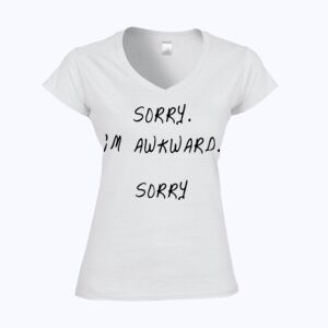 Softstyle™ women's v-neck t-shirt Thumbnail