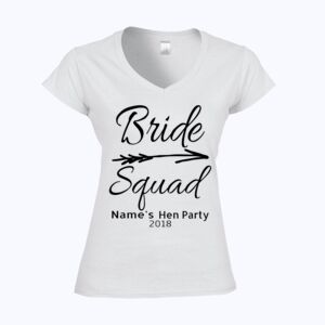 Softstyle™ women's v-neck t-shirt Thumbnail
