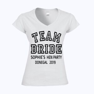 Softstyle™ women's v-neck t-shirt Thumbnail