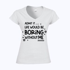 Softstyle™ women's v-neck t-shirt Thumbnail