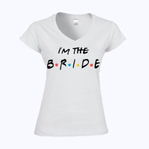 Softstyle™ women's v-neck t-shirt Thumbnail
