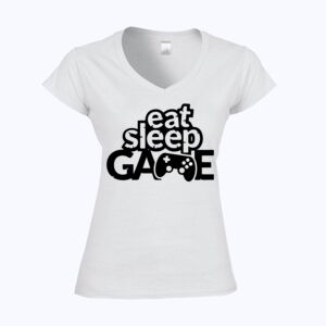Softstyle™ women's v-neck t-shirt Thumbnail