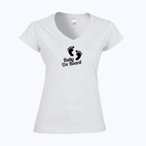 Softstyle™ women's v-neck t-shirt Thumbnail