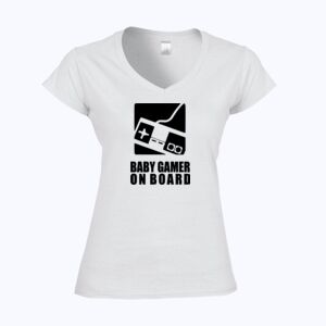 Softstyle™ women's v-neck t-shirt Thumbnail
