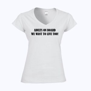Softstyle™ women's v-neck t-shirt Thumbnail