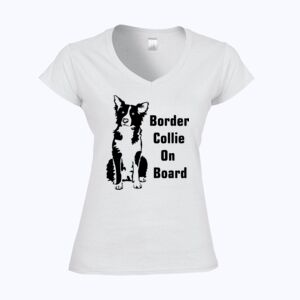 Softstyle™ women's v-neck t-shirt Thumbnail