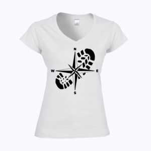 Softstyle™ women's v-neck t-shirt Thumbnail