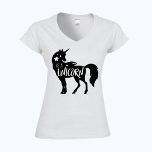 Softstyle™ women's v-neck t-shirt Thumbnail