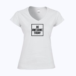Softstyle™ women's v-neck t-shirt Thumbnail