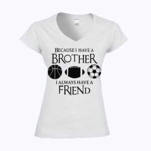 Softstyle™ women's v-neck t-shirt Thumbnail