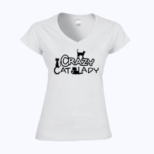 Softstyle™ women's v-neck t-shirt Thumbnail