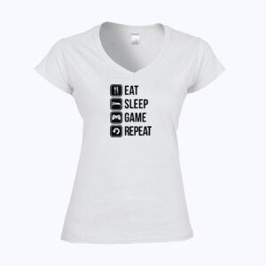 Softstyle™ women's v-neck t-shirt Thumbnail