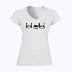 Softstyle™ women's v-neck t-shirt Thumbnail