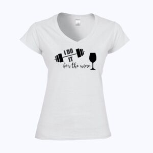Softstyle™ women's v-neck t-shirt Thumbnail