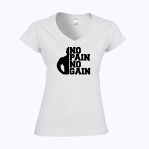 Softstyle™ women's v-neck t-shirt Thumbnail