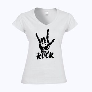 Softstyle™ women's v-neck t-shirt Thumbnail