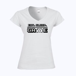 Softstyle™ women's v-neck t-shirt Thumbnail