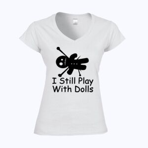 Softstyle™ women's v-neck t-shirt Thumbnail