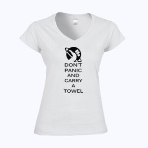 Softstyle™ women's v-neck t-shirt Thumbnail