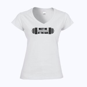 Softstyle™ women's v-neck t-shirt Thumbnail