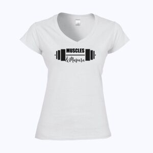 Softstyle™ women's v-neck t-shirt Thumbnail